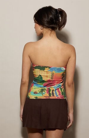 Linen Mini Skort image number 4