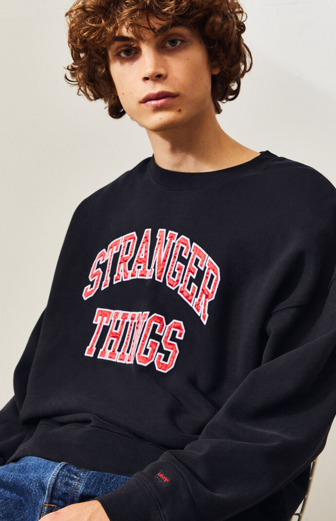 levi's stranger things sweatshirt