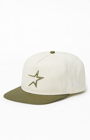 Houston Astros Snapback Golfer Hat image number 4