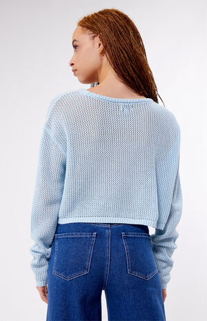 Sea Breeze Cropped Sweater image number 4