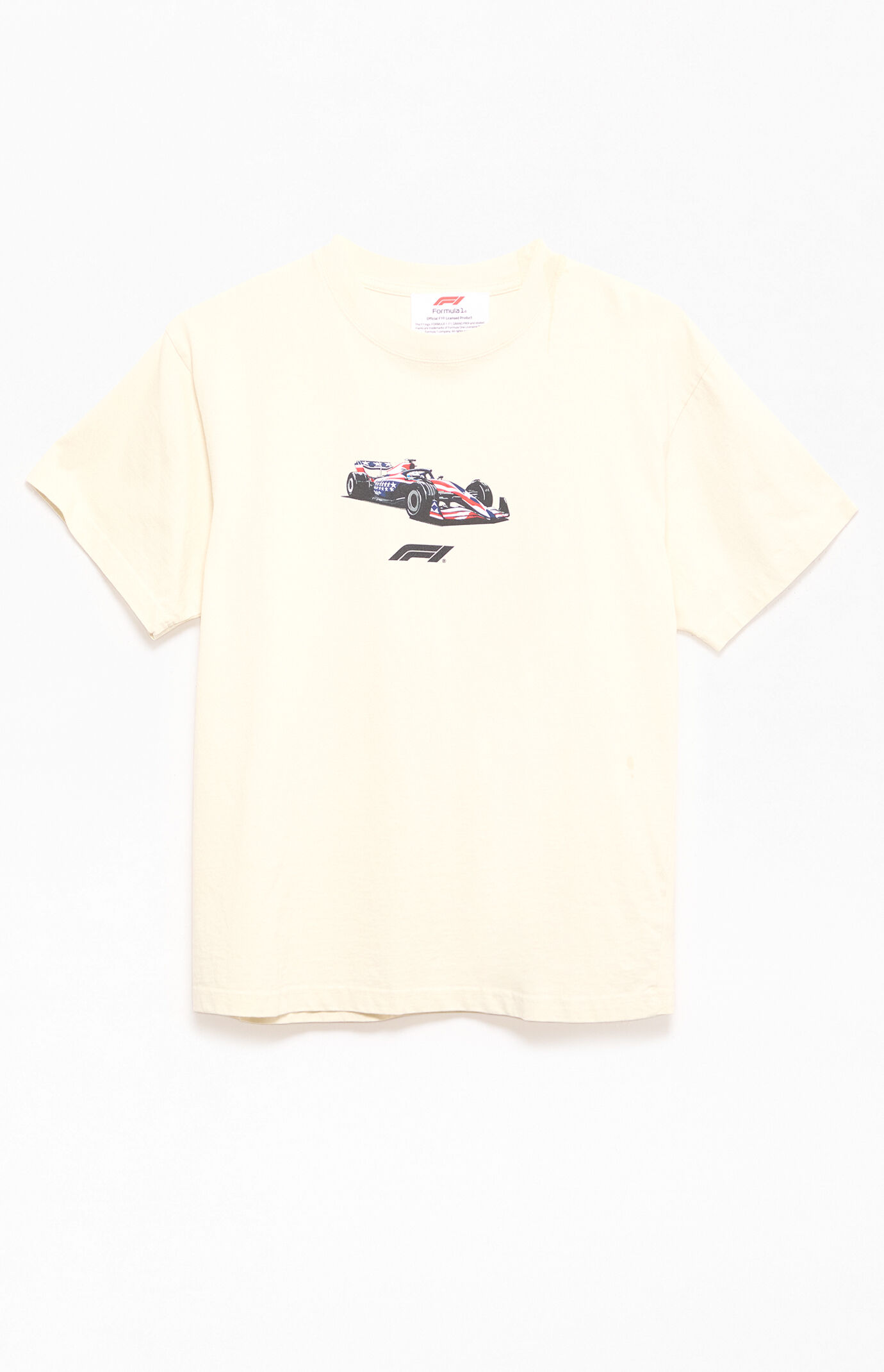 Formula 1 x Pacsun Cream Road to Freedom T-Shirt