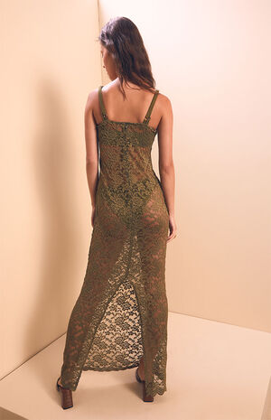 Allover Lace Midi Dress image number 4
