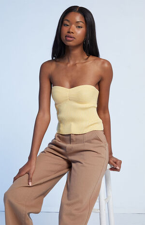 Sweater Tube Top image number 2