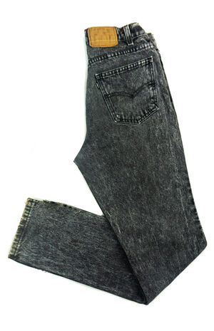 GOAT Vintage '80s Levi's 550 Black High Waist Mom Jeans | PacSun