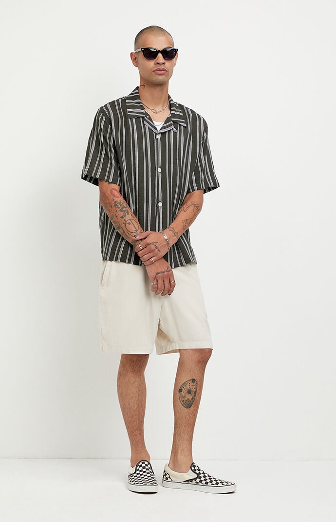 Pacsun Cream LinenÂ Shorts