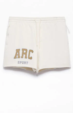 Gray Cutoff Fleece Sweat Shorts image number 1