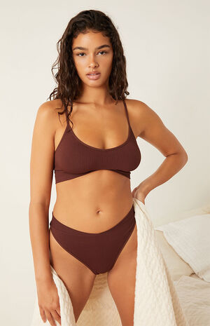 Lounge On The Brink Seamless Bralette image number 1