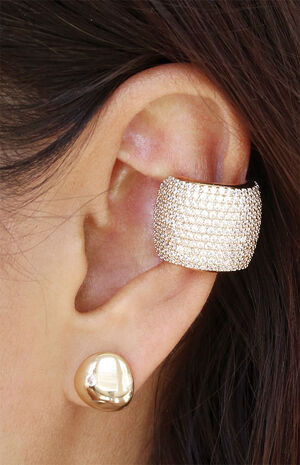 Crystal Statement Chunky Ear Cuff image number 2