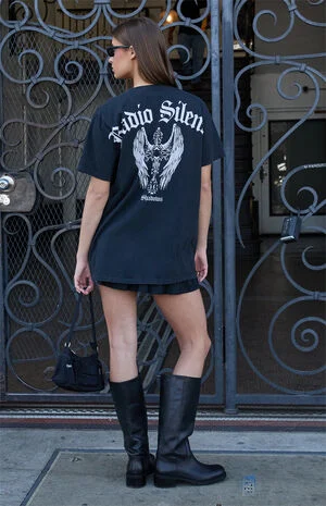 Penelope Radio Silence Shadows Oversized T-Shirt image number 1