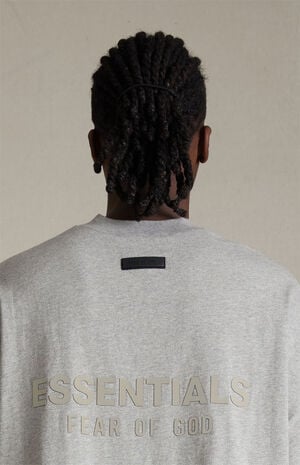 Dark Heather Oatmeal V-Neck T-Shirt image number 4