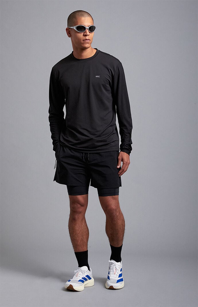 A.R.C. Active Black Running Shorts