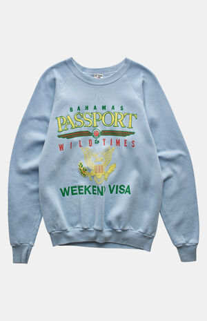 90s Bahamas Passport Crew Neck Sweatshirt image number 1