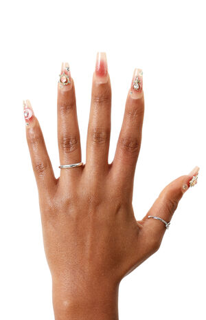 Celestial Moon Coffin Press-On Nails image number 6