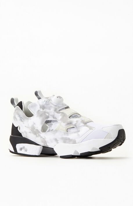 White &amp; Black Instapump Fury OG Shoes