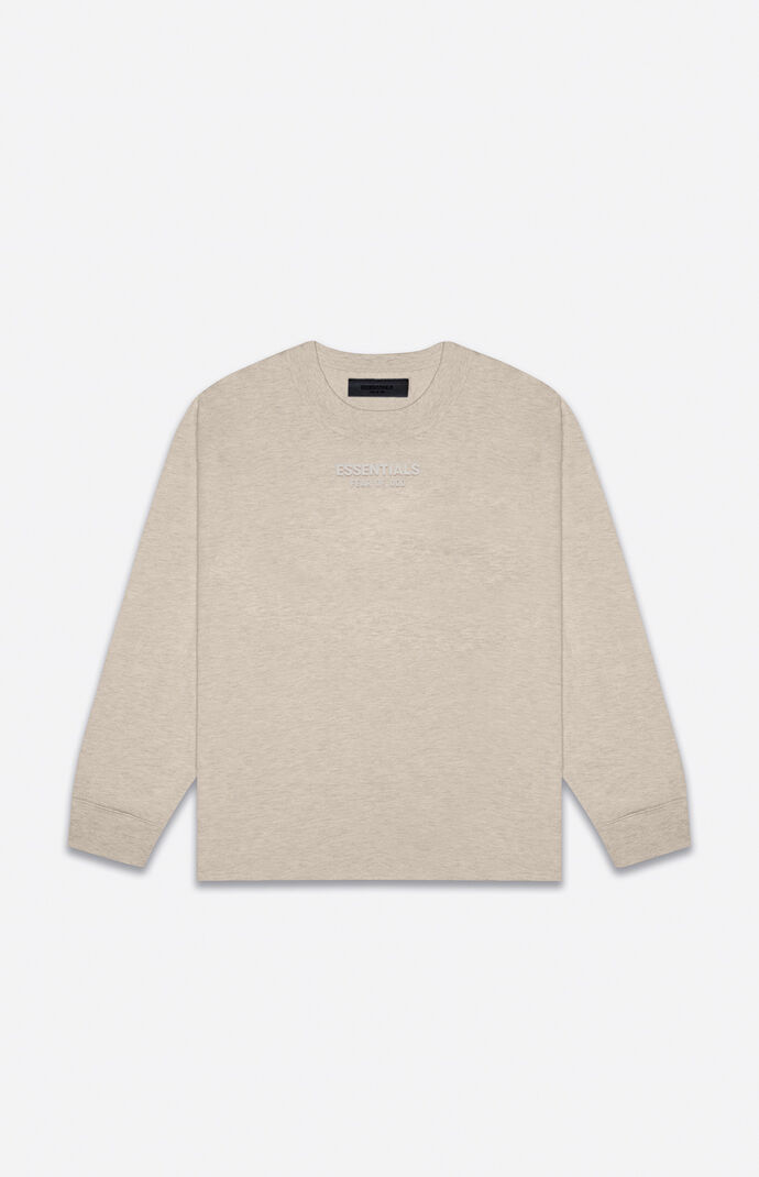 Fear of God Essentials Core Heather Long Sleeve T-Shirt | PacSun