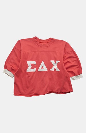 80s Delta Sigma Theta Cropped Graphic Top image number 1