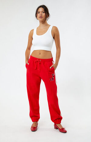 Rose Reverse Weave Sweatpants image number 1