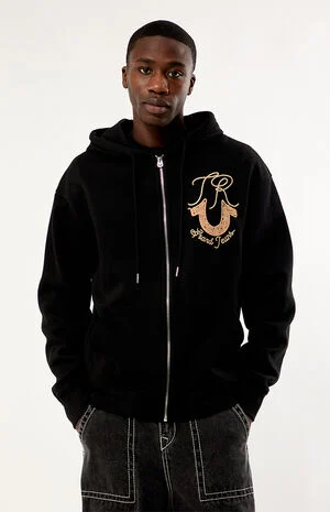 Rope Logo Zip Up Hoodie image number 1