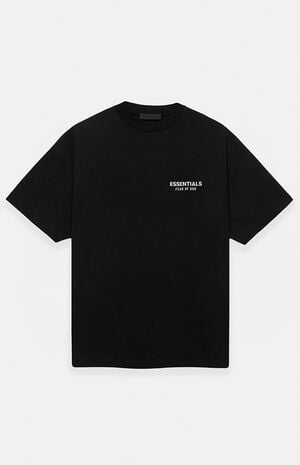 Black Crew Neck T-Shirt image number 1