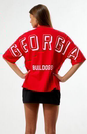 Georgia Bulldogs Football Oversized T-Shirt image number 3