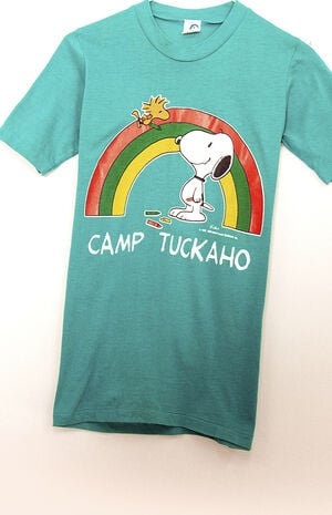 Upcycled Snoopy Camp Tuckaho T-Shirt image number 2