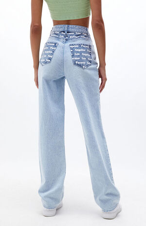 Eco Los Angeles Paneled Boyfriend Jeans image number 4