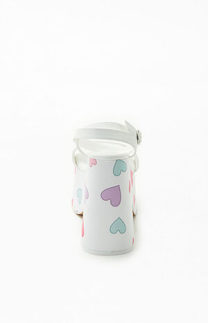 Women's Heart Platform Heels image number 3