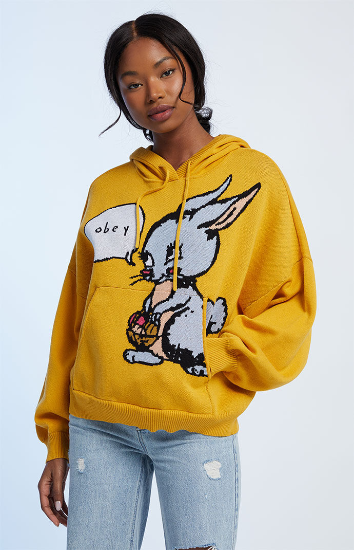 Obey Bunny Sweater Hoodie PacSun