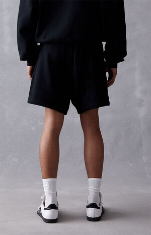 Jet Black Sweat Shorts image number 4