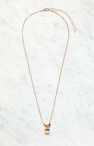 By PacSun Gold Simple Bunny Necklace image number 2