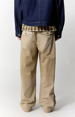 Chino Pants Baggy Khaki Pigment image number 4