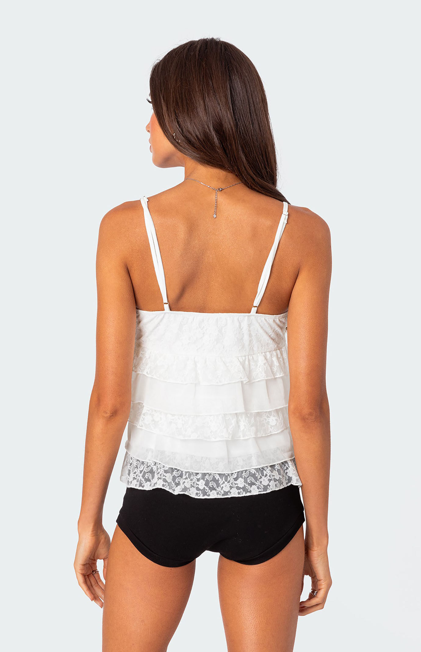 トップス THEREDTHREAD S split lace tops THEREDTHREAD / ザレッドスレッド】S split lace tops