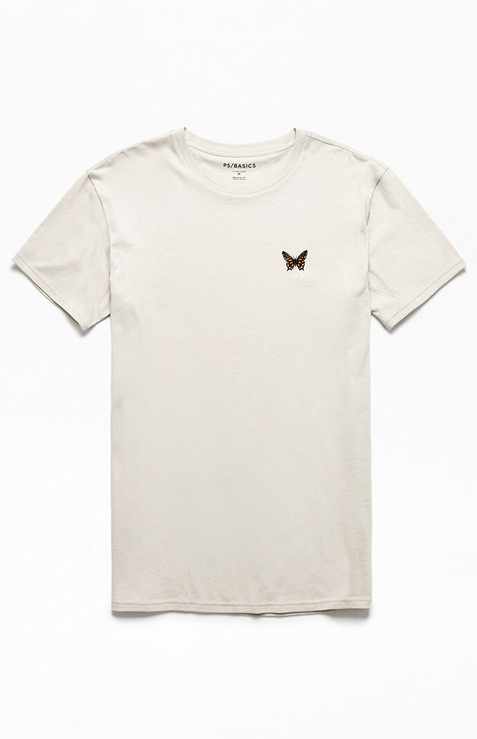 Embroidered Butterfly T-Shirt