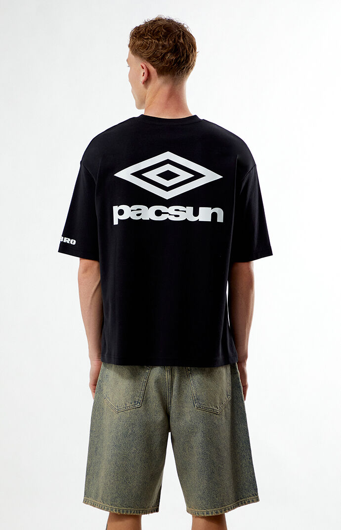 Umbro x PacSun Black Short Sleeve T-Shirt | PacSun