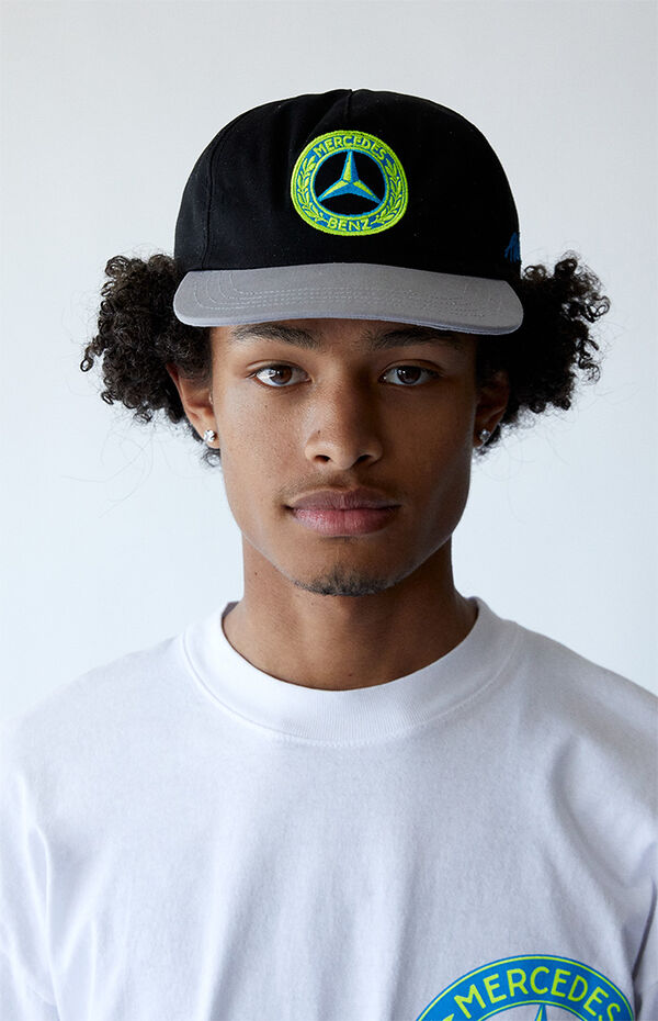 AWGE x Mercedes Benz Snapback Hat | Pacsun display picture 2