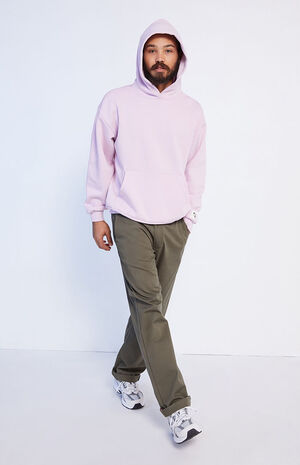 Pink Solid Hoodie image number 4