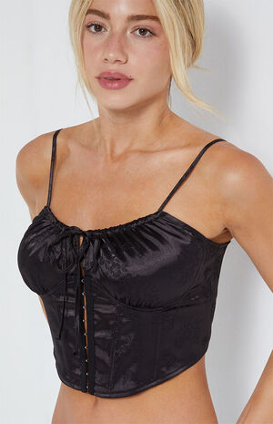 Hook-And-Eye Bustier Top image number 2