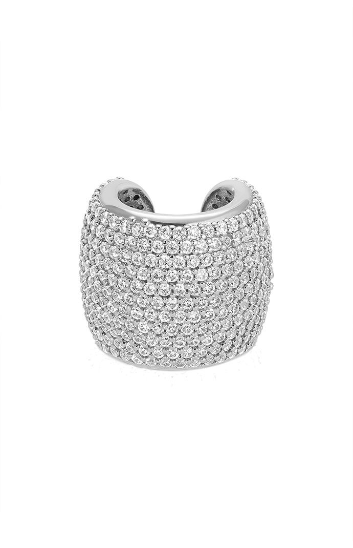 Ettika Crystal Statement Chunky Ear Cuff