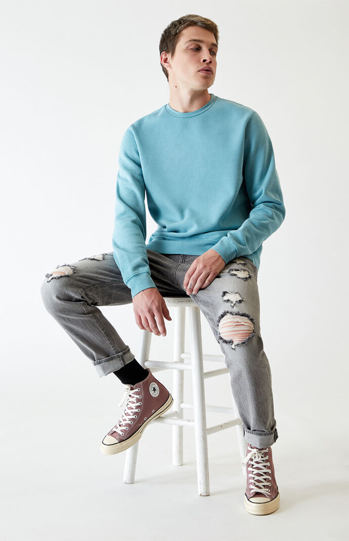 Vintage Wash Crew Neck Sweatshirt