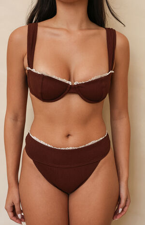 Sydney High Cut Cheeky Bikini Bottom image number 1