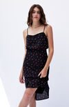 Printed Midi Slip Dress Printed Midi Slip Dress image number null