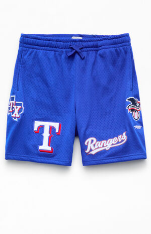 Kids Texas Rangers Mesh Basketball Shorts image number 1
