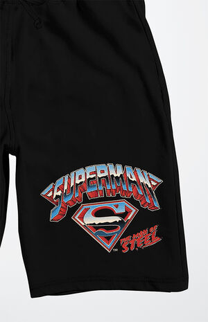 Superman Man Of Steel Logo Sweat Shorts image number 2
