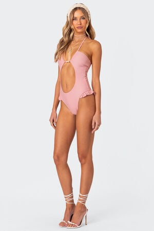 Nea Cut Out One Piece Swimsuit image number 3