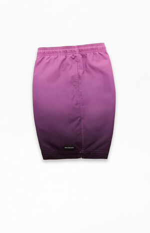 Purple Gradient 6.5" Swim Trunks image number 3