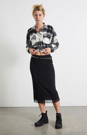 Mesh Midi Skirt image number 2