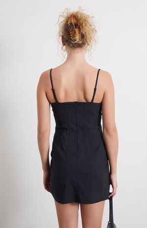 Seamed Bustier Mini Dress image number 4