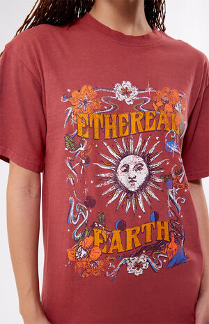 Ethereal Earth Washed Oversized T-Shirt image number 2