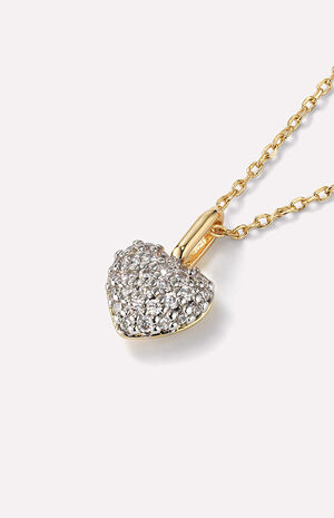 Ellery Gold Heart Necklace image number 3