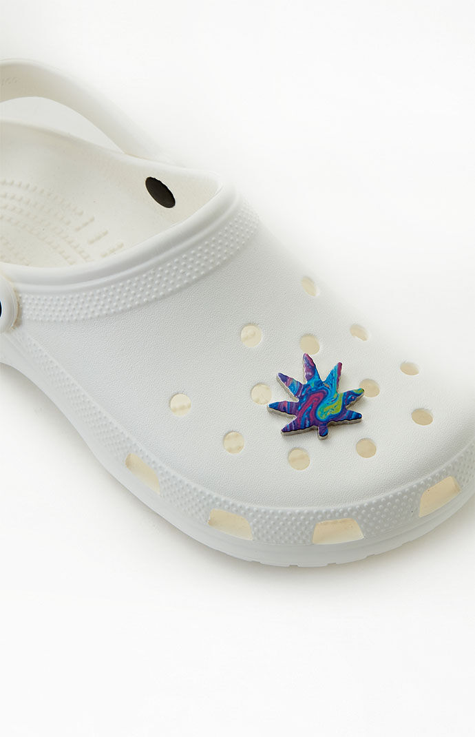 Psychedelic Leaf Jibbitz Charm